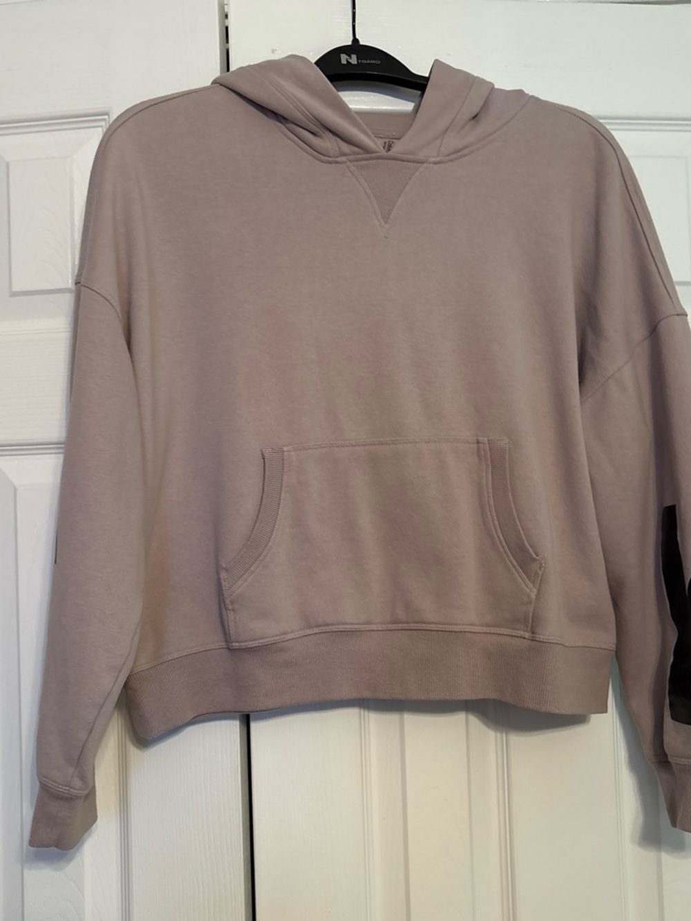 Calvin Klein Women's Mauve Hoodie Sweatshirt - Casual Pullover
